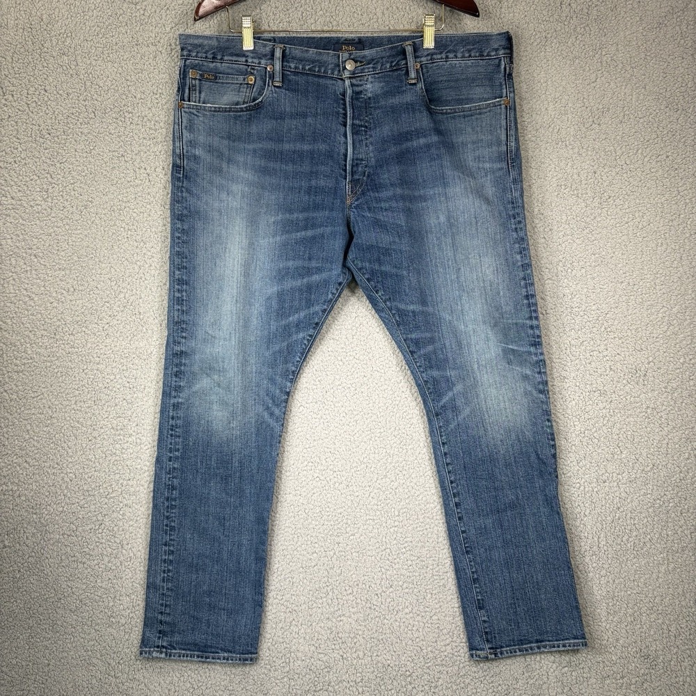 Polo Ralph Lauren Jeans Mens 38 Blue Sullivan Slim Button Fly Casual Denim 38x30